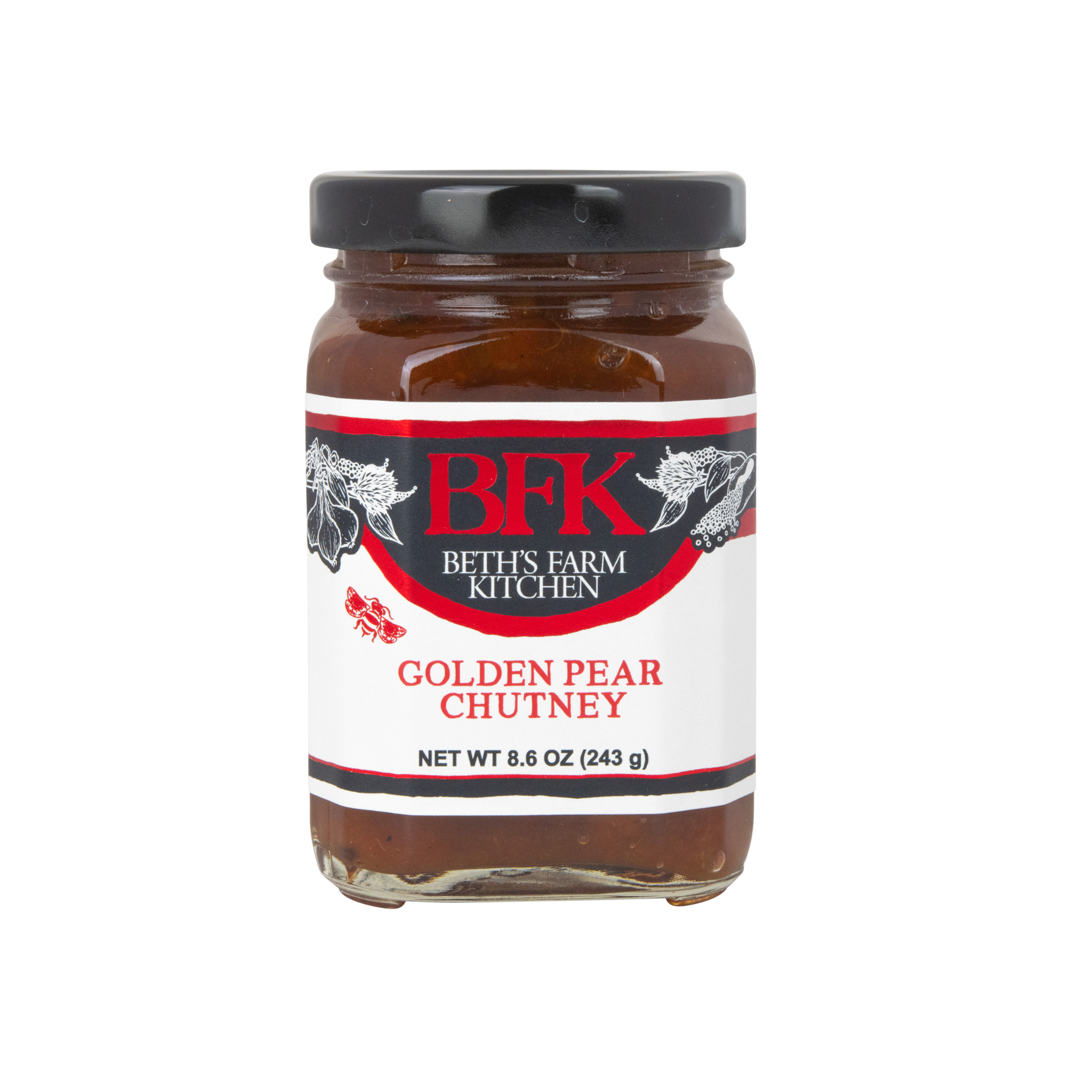 Jar of Golden Pear Chutney by Beth's Farm Kitchen